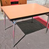 Formica table orange