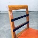 Set of Art Deco Belgian Side Chairs, 1930s