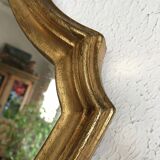 Mirror with gilded wooden frame 32 x 45cm