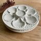 Set of 2 vintage oyster plates longchamp france