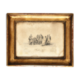 Golden frame