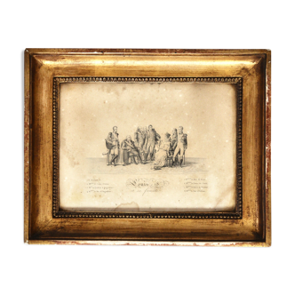 Golden frame