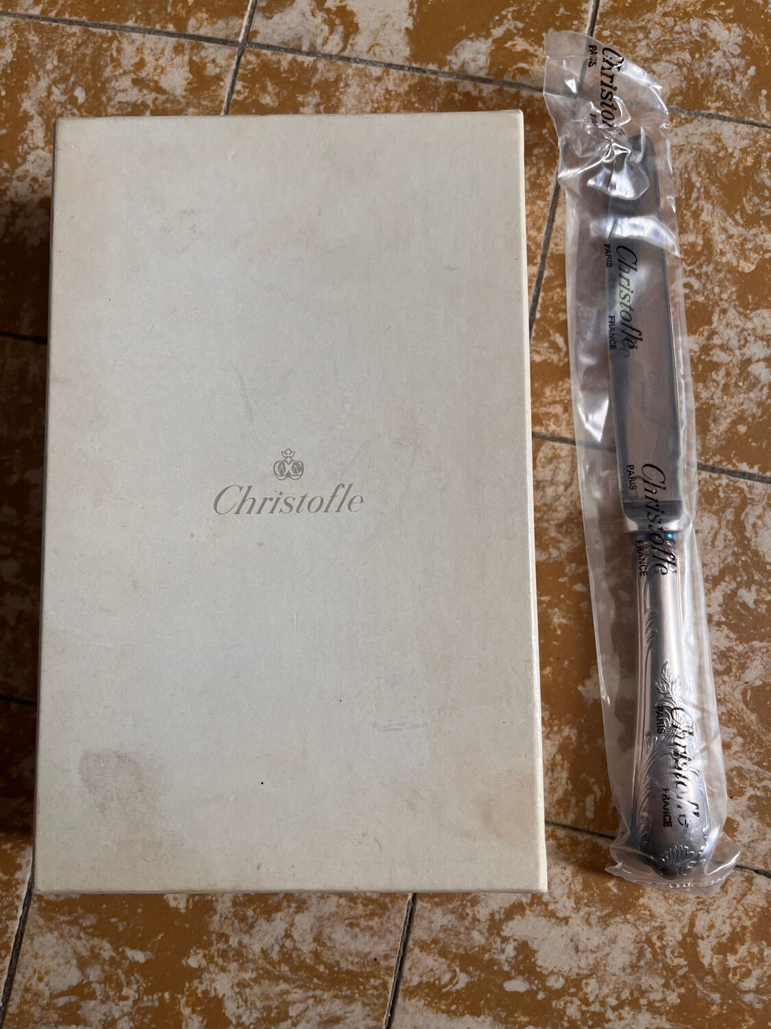 Set of 4 children's cutlery Christofle model Marly