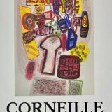 Guillaume Corneille (Cobra Painter 1922-2010) Poster Furia Color de Amor, with workshop stamp