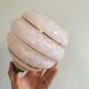 Pink Clichy glass globe hanging lamp