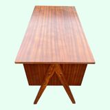 Vintage 1950s 3-drawer desk