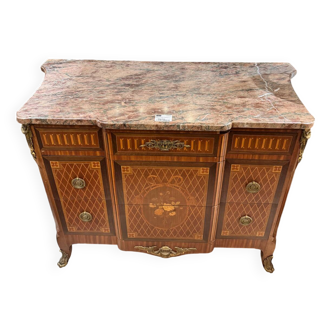Chest of drawers with spring