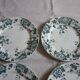 Suite de 6 assiettes a dessert St Amand