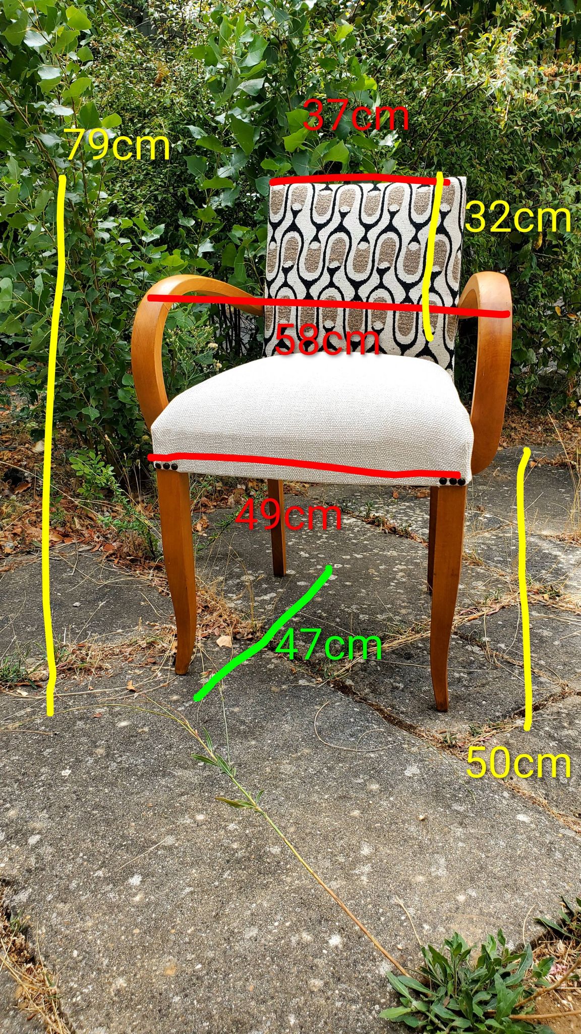 Bridge armchair from the 1950s