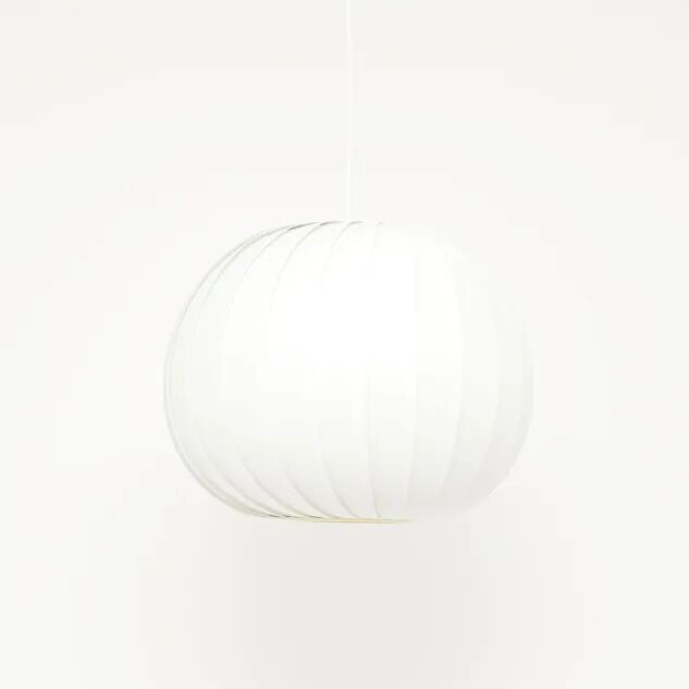 Suspension Menuett blanche par L. Schioler, Danemark 1972