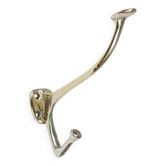 Up to 6 wall hooks in nickel and brass Art Nouveau by Adolf Loos, Café Capua, Vienna, 1900s.