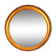 Round golden mirror, 1970.