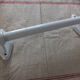 Large Art Deco towel bar in white porcelain