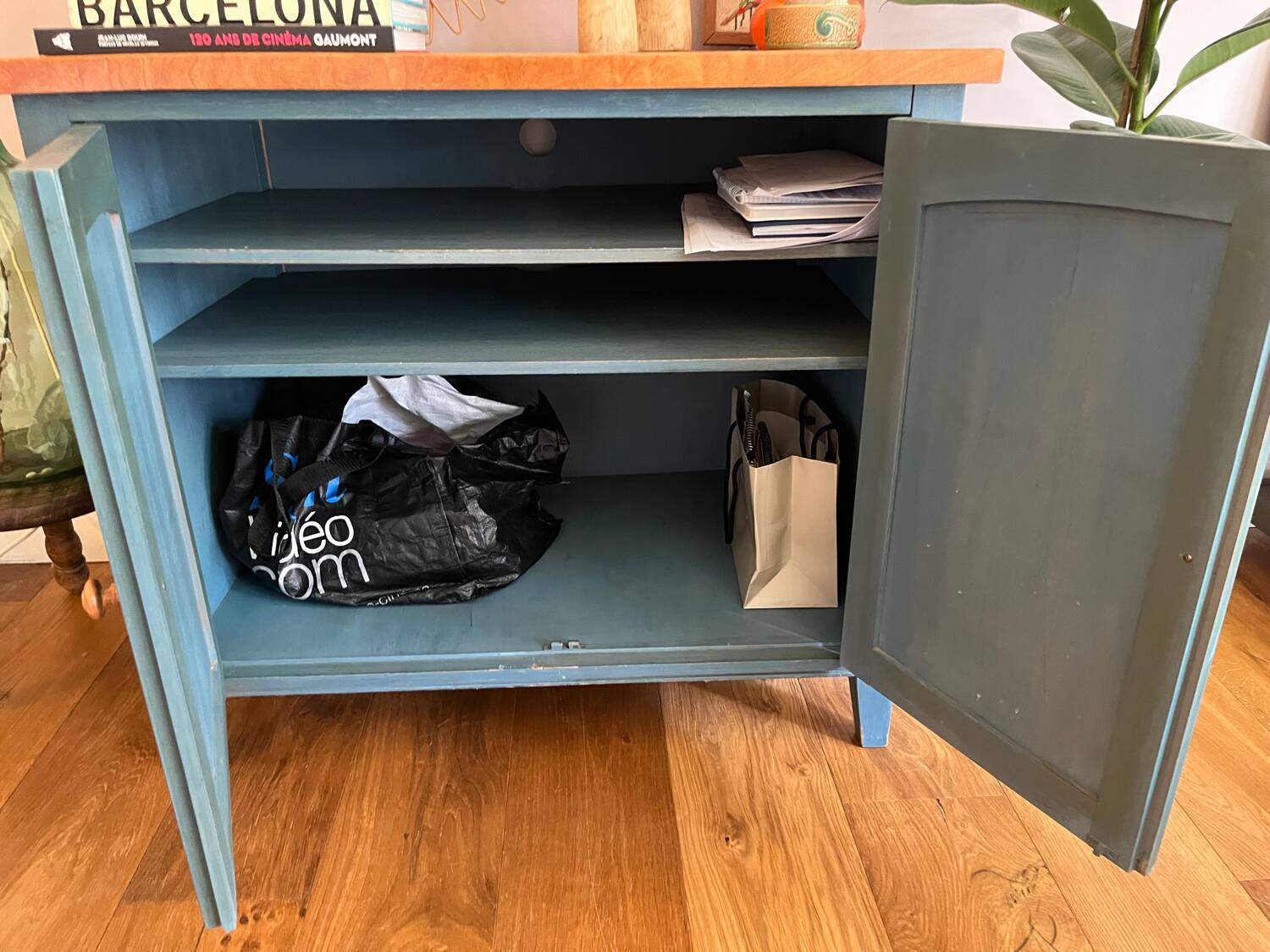 Small Parisian buffet vintage jam cabinet