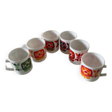 Mug cups mobil arcopal vintage