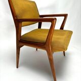 Set of Mid-Century Armchairs in the style of Gio Ponti, Italy, 1950s