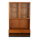 Classic two-piece display cabinet by Poul Hundevad, 1960s