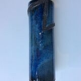 Japanese blue roll vase