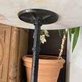 Bistro table, marble pedestal table