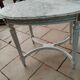 Table basse ancienne style louis xvi avec plateau marbre