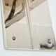 Pair of modernist wall lights by Claude Parent, nickel-plated steel, 1992.