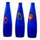 Set of Blue Glass Vases, 1970s