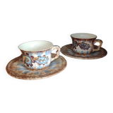 2 ceramic cups Quimper P Fouillen