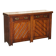 Victorian English oak rustic buffet circa 1880 with drawers.