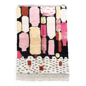 New colorful Beni Ouarain Moroccan Berber rug