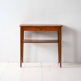Vintage Scandinavian teak nightstand Björkås Möbelfabrik