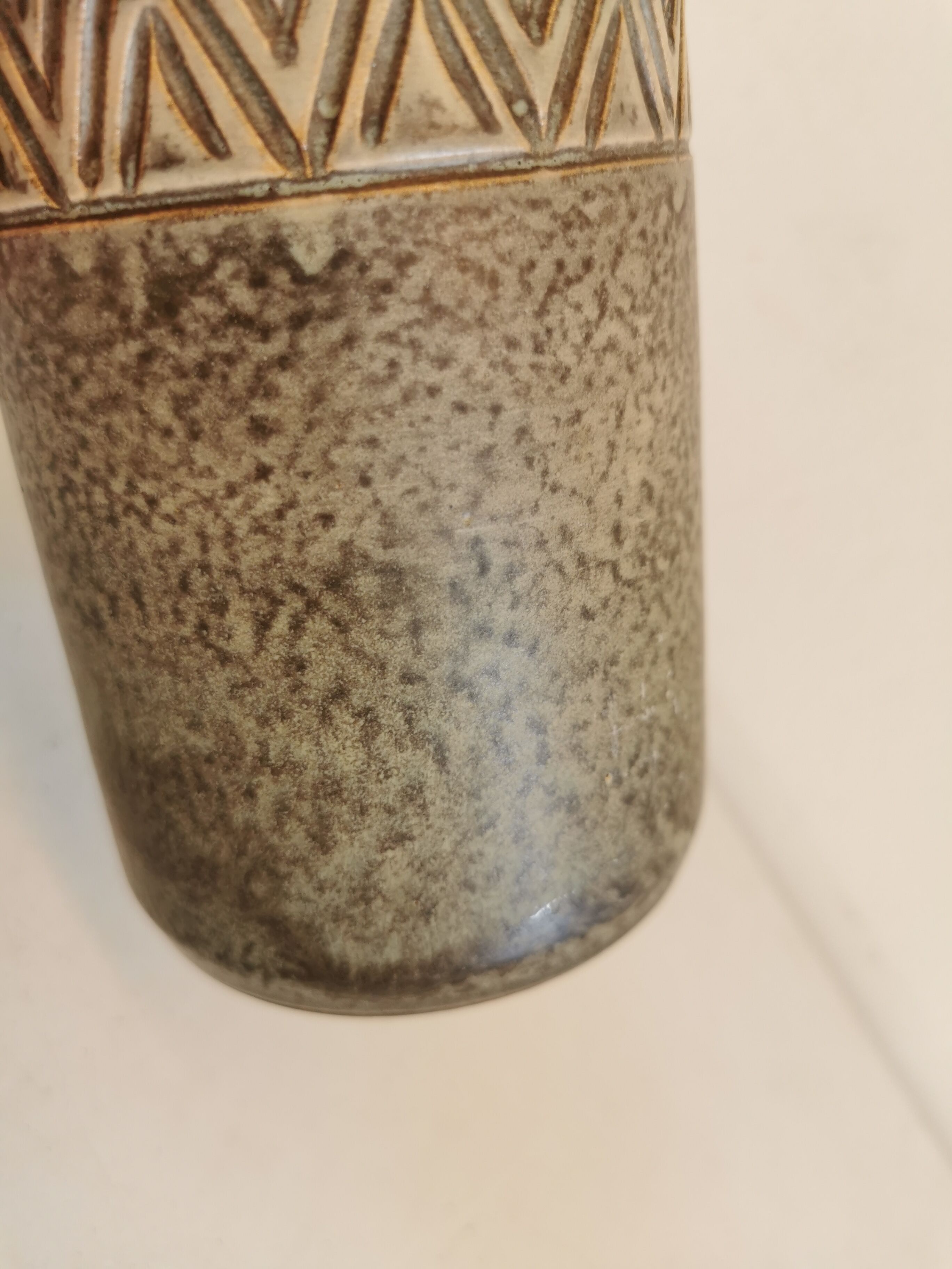 Ceramic vase from Danish Johgus, estimated 1960s-70s