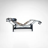 LC4 double ponyskin chaise longue by Le Corbusier for Cassina 1990s