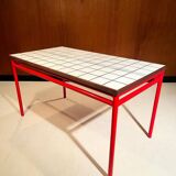 Custom dining table "steel and earthenware"