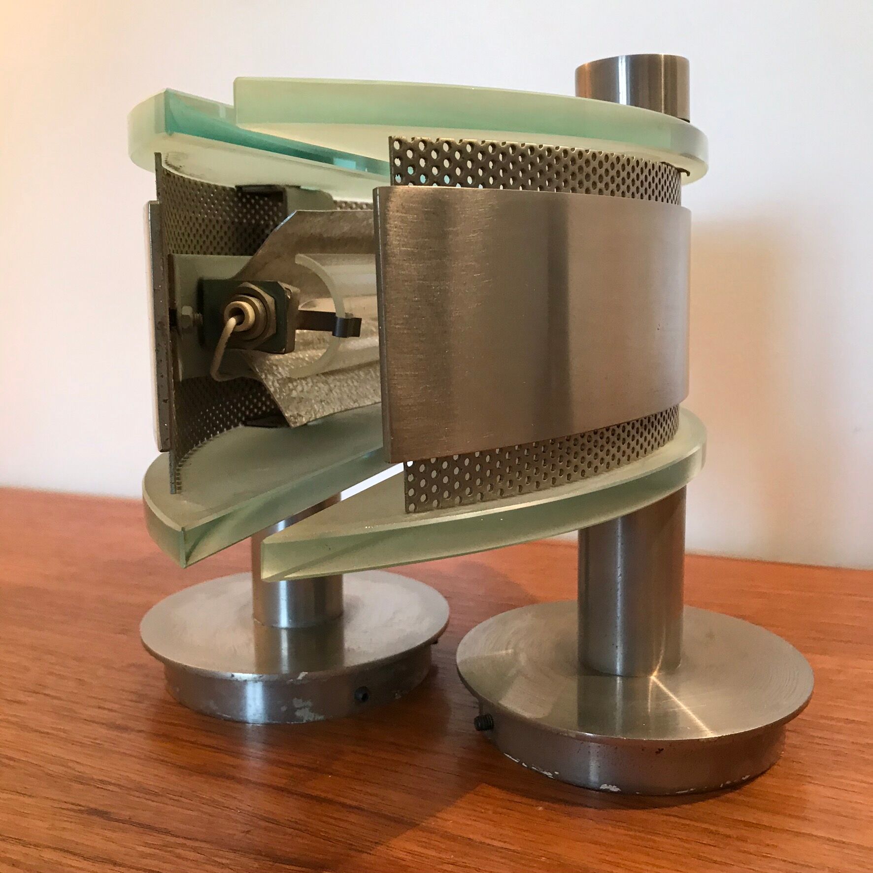 Pair of wall sconces by Pierre Lallemand, Monlight 1990