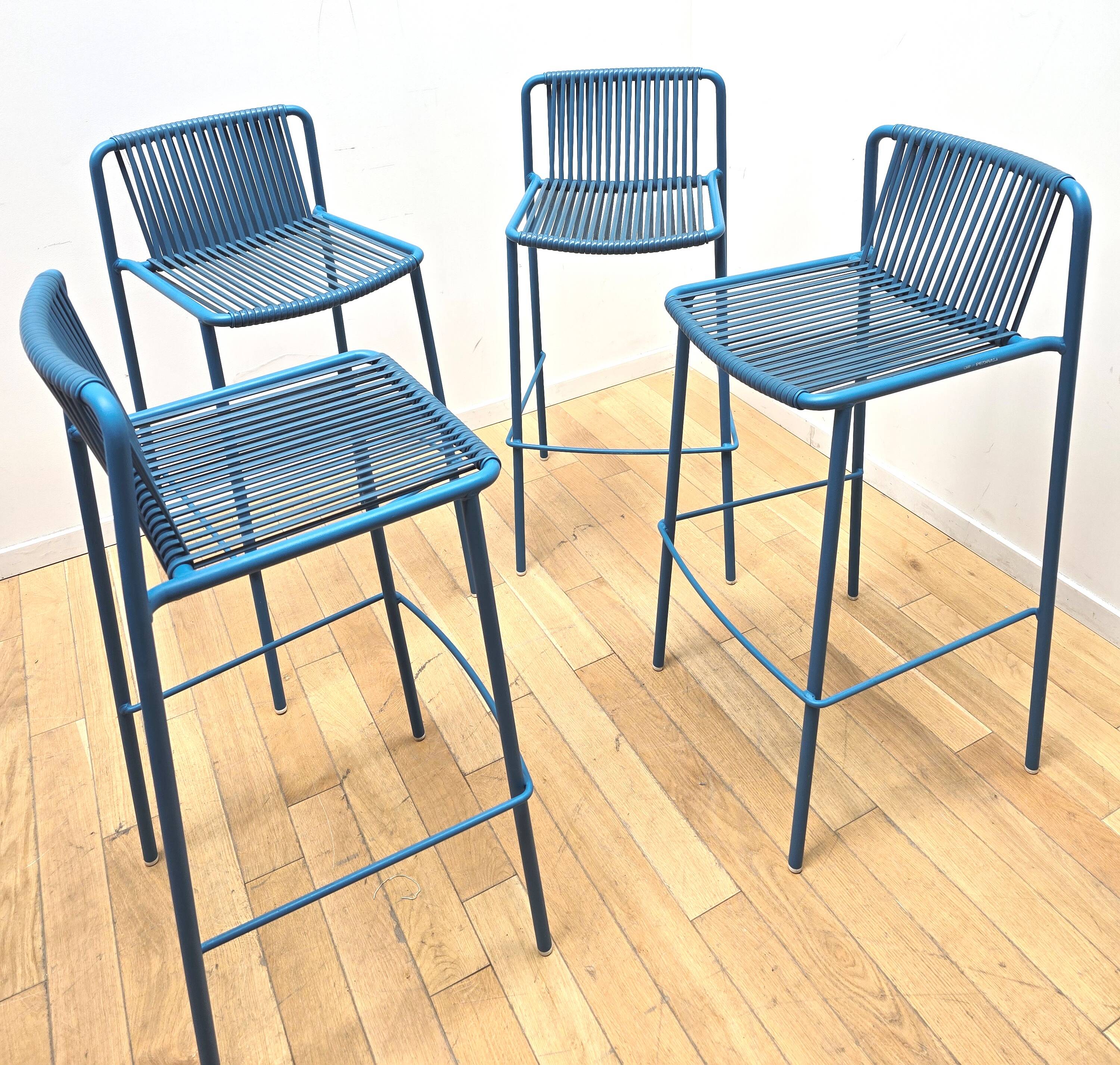 Set of 4 Tribeca 3667 stools, Pedrali