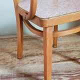 Fauteuil enfant  en bois courbé ancien