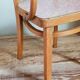 Fauteuil enfant  en bois courbé ancien