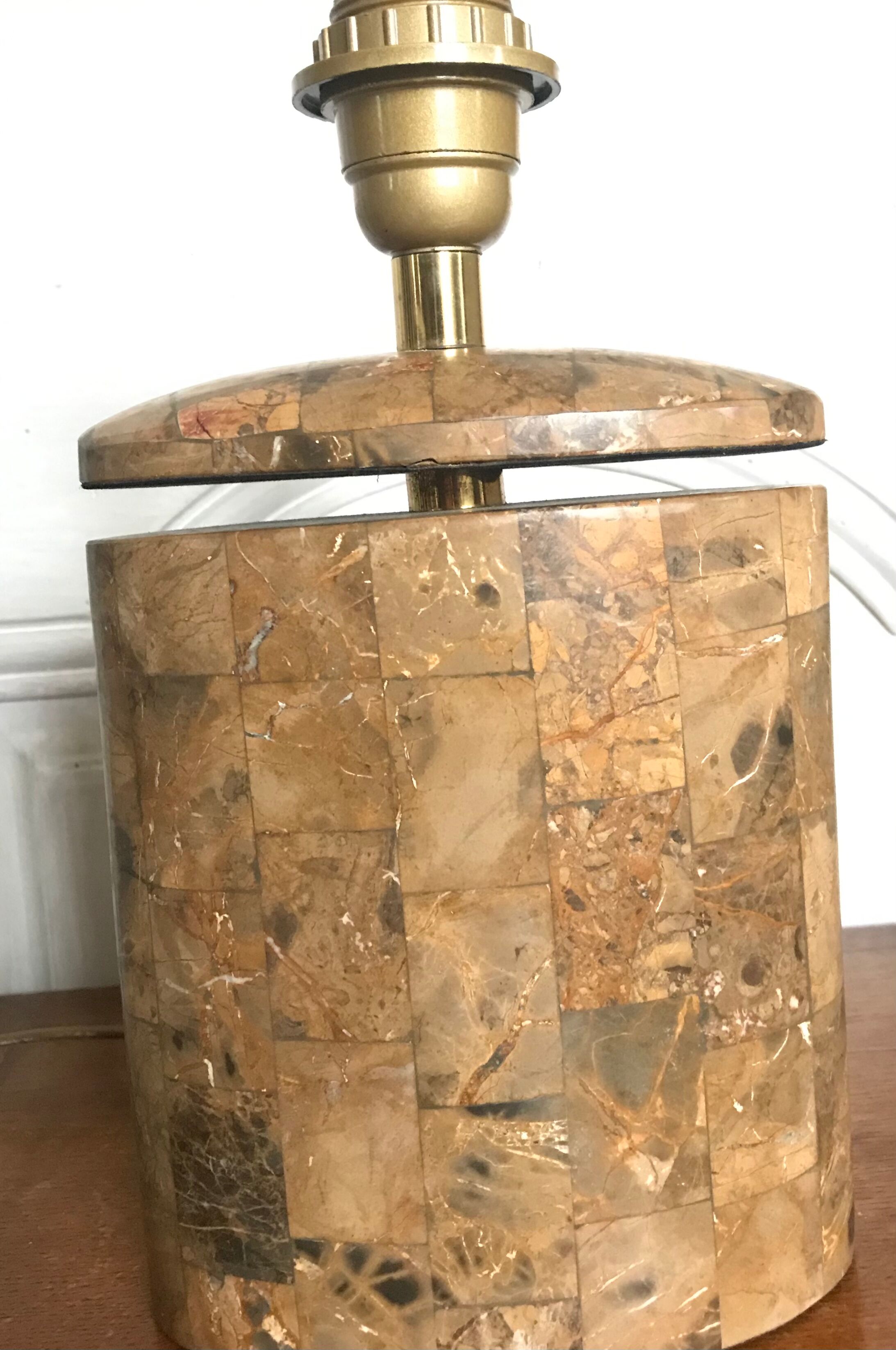 Vintage stone lamp