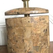 Lampe en pierre vintage