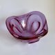 Huge Murano Glass Bowl in Purple