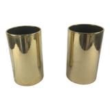 Pair of table lamps in brass model corfu by Roger Nathan