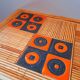 Audoux Minet/Capron rattan coffee table 1950