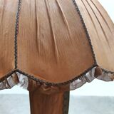 Midcentury Art-Deco wooden airplane propeller floor lamp