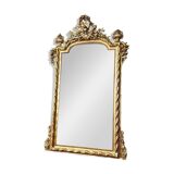 Miroir ancien à fronton XIXème