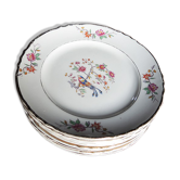 7 dessert plates Moulin des Loups