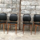 Set of 4 chairs model Pegasus edited by Baumann - 60s