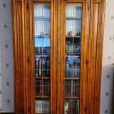 Cherry wood bookcase