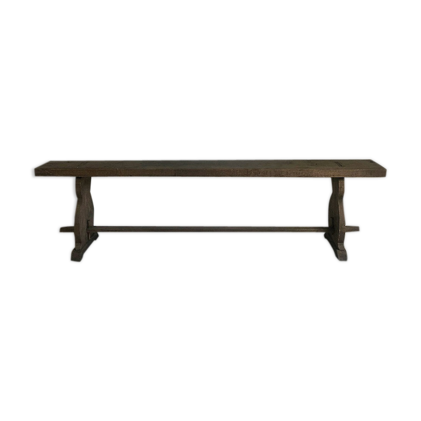 Oak farm bench