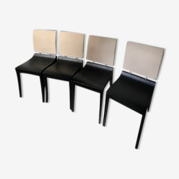 Suite of 4 chairs Finn Roset Line