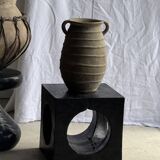 Pawn Black - Stool, side table, end table in solid mango wood.